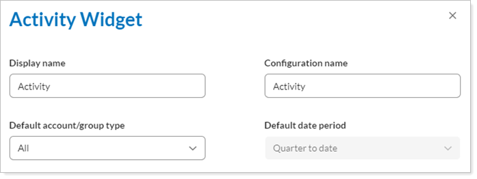 Create and add Widgets to a Client Portal Configuration