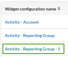 Create and add Widgets to a Client Portal Configuration